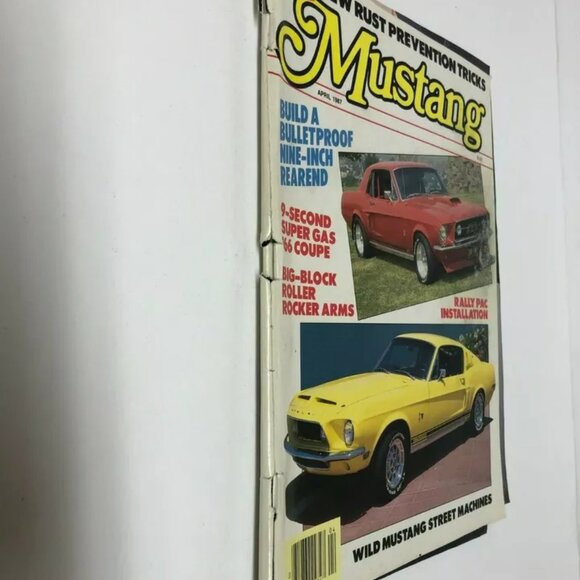 Vintage Hot Rod Magazine Mustang April 1987 - New Rust Prevention Tricks - Picture 4 of 6